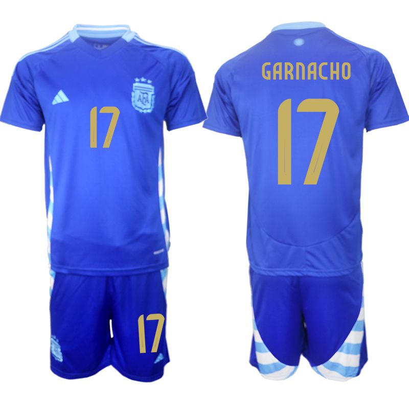 Men 2024-2025 Season Argentina away blue 17 Soccer Jersey
